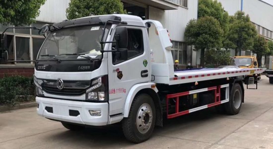 國六東風多利卡一拖二清障車