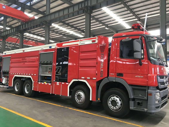 國(guó)六奔馳18噸水罐消防車