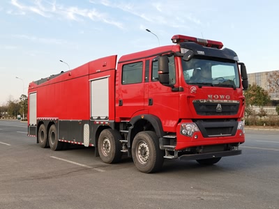 國(guó)六豪沃18噸水罐消防車