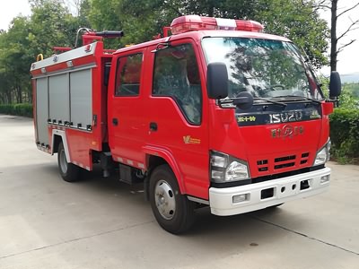 國(guó)六五十鈴2噸泡沫消防車(chē)